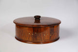 Dry Fruit Bowl with Lid and Brass Work - tops