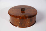 Dry Fruit Bowl with Lid and Brass Work - tops