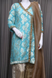 Banarsi Suit with Lace Work - tops