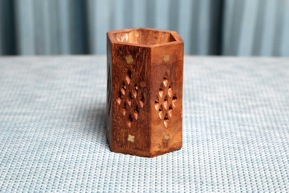 Pencil/Pen Holder (Brass Work) - tops