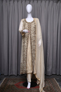 Chiffon-Georgette Suit with Hand Work - tops