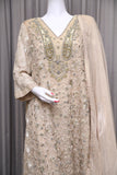 Chiffon-Georgette Suit with Hand Work - tops