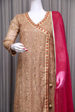 Chiffon-Georgette Suit with Chikankari Work - tops