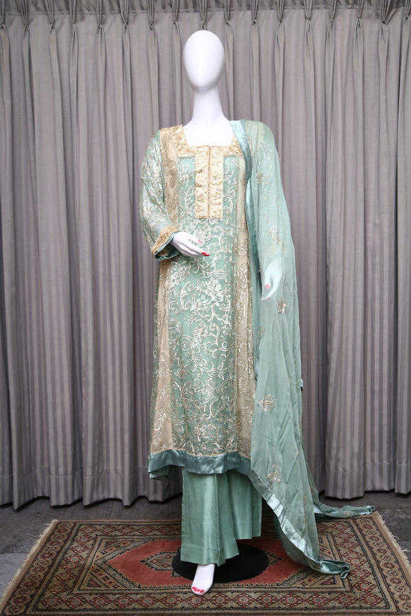 Chiffon-Georgette Suit  with Sequence Work - tops