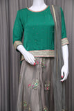 Lehenga Suit with Embroidery Work. - tops